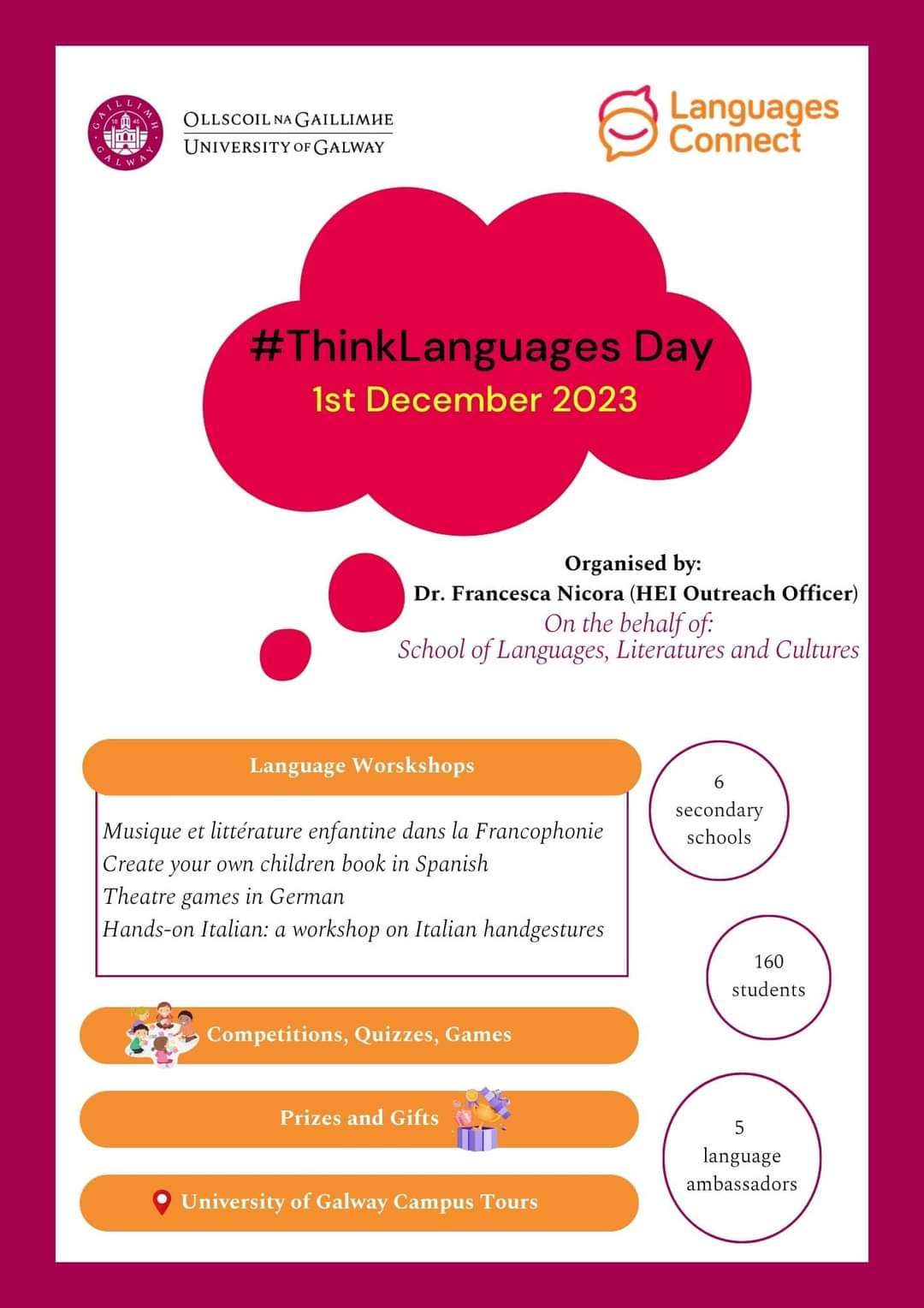 #ThinkLanguages Day on the 1st of December